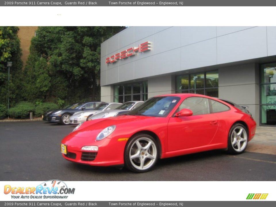 2009 Porsche 911 Carrera Coupe Guards Red / Black Photo #3