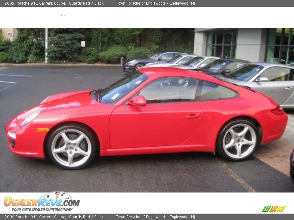 2009 Porsche 911 Carrera Coupe Guards Red / Black Photo #4