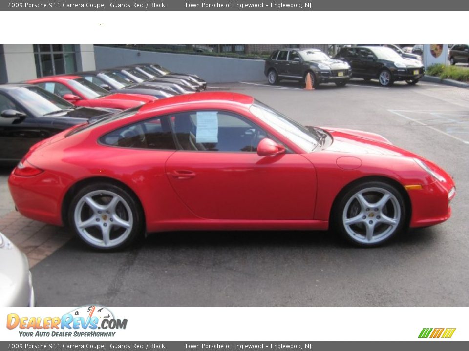2009 Porsche 911 Carrera Coupe Guards Red / Black Photo #9