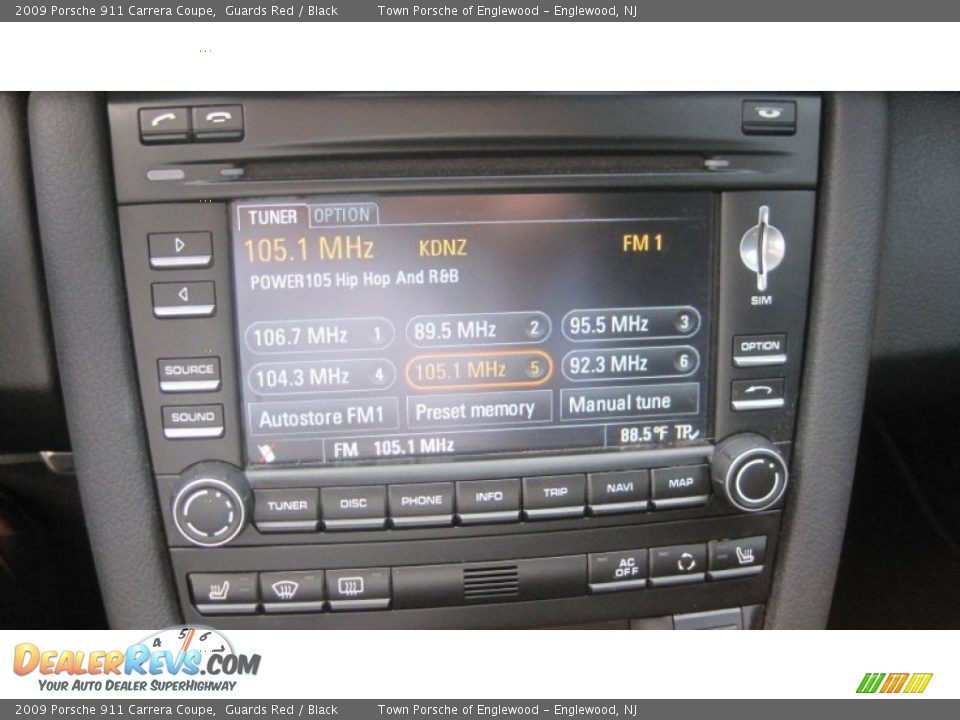 2009 Porsche 911 Carrera Coupe Guards Red / Black Photo #14