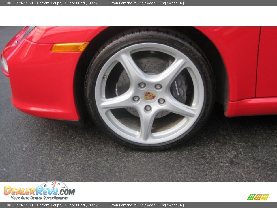 2009 Porsche 911 Carrera Coupe Guards Red / Black Photo #25