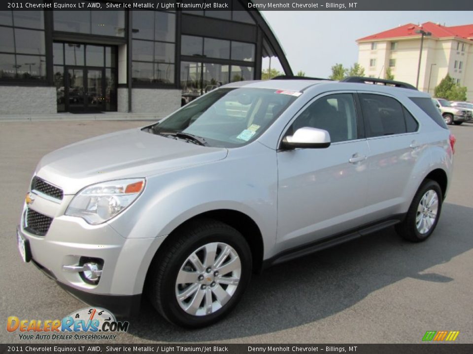 2011 Chevrolet Equinox LT AWD Silver Ice Metallic / Light Titanium/Jet Black Photo #3