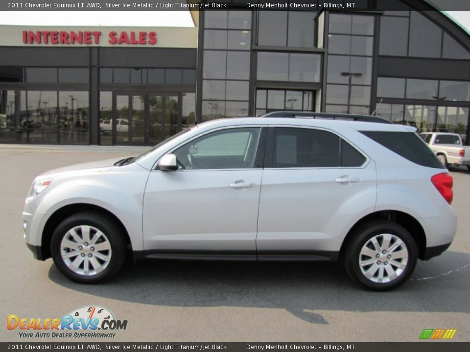 2011 Chevrolet Equinox LT AWD Silver Ice Metallic / Light Titanium/Jet Black Photo #4