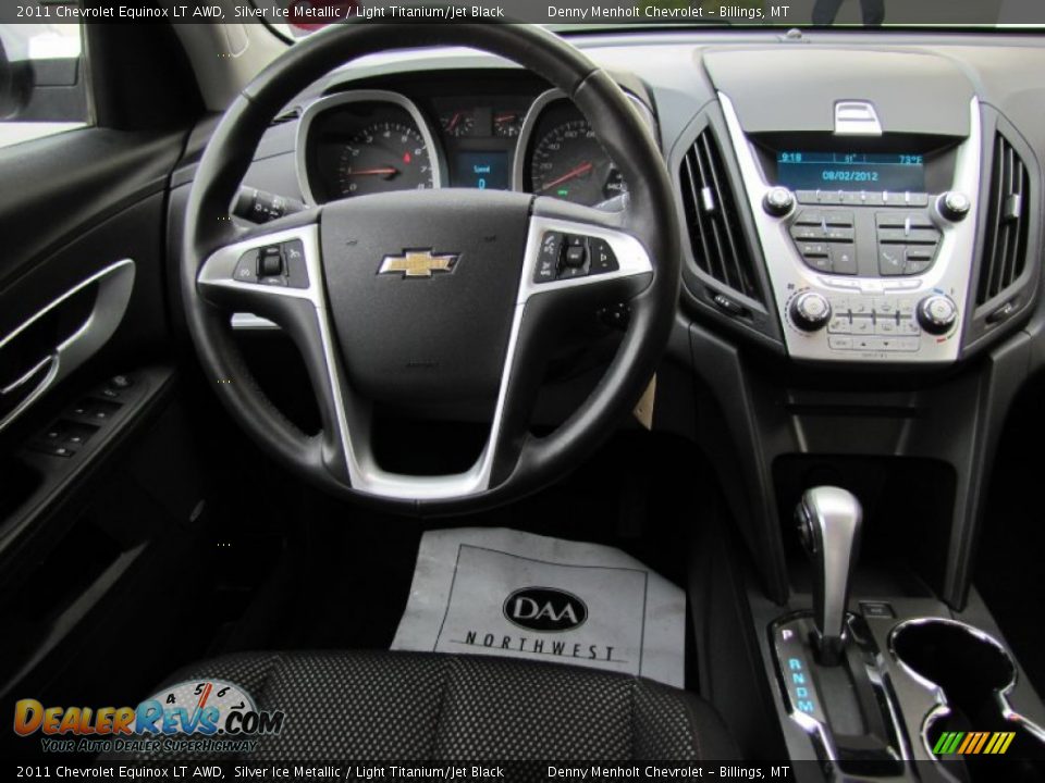 2011 Chevrolet Equinox LT AWD Silver Ice Metallic / Light Titanium/Jet Black Photo #9
