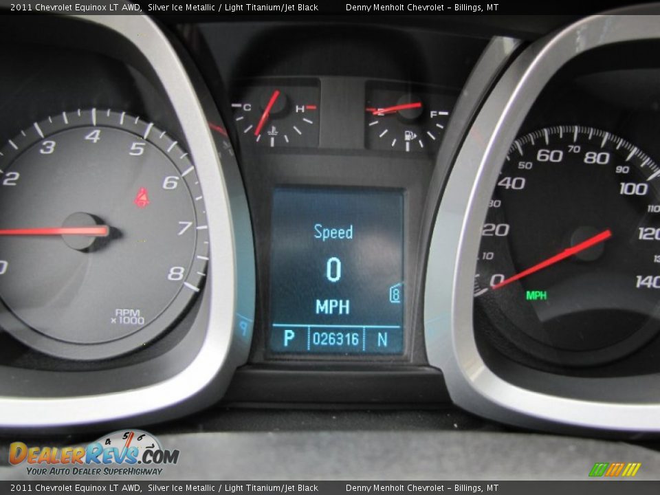 2011 Chevrolet Equinox LT AWD Silver Ice Metallic / Light Titanium/Jet Black Photo #10