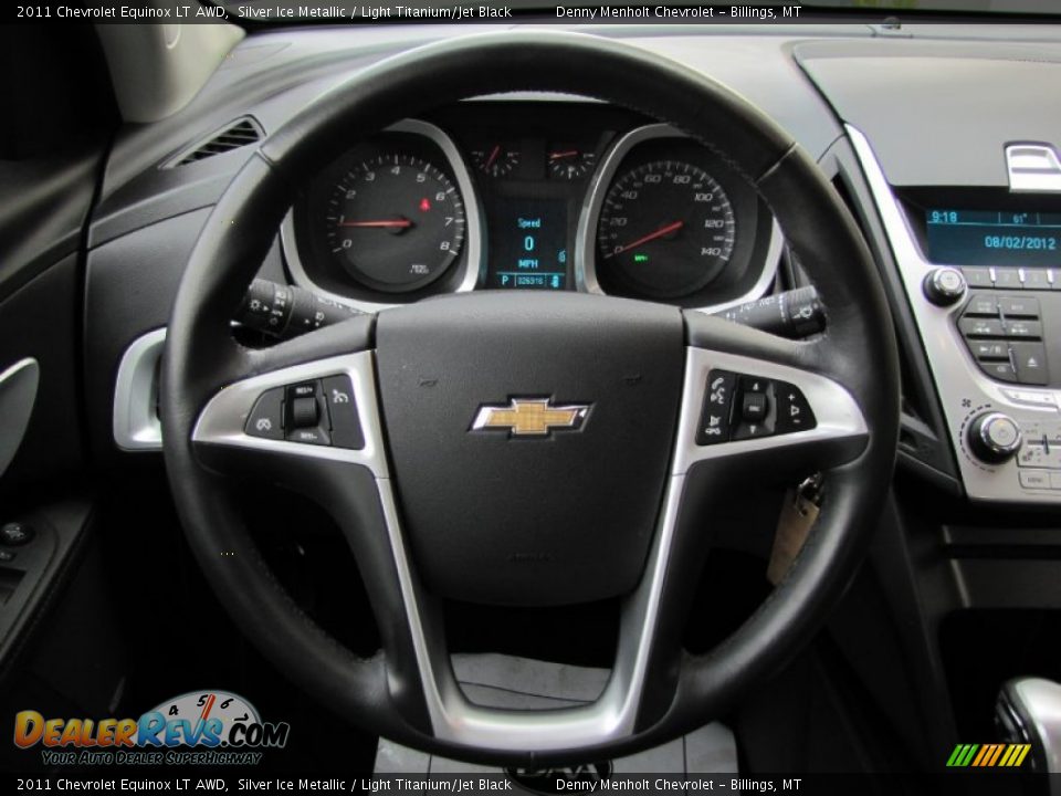 2011 Chevrolet Equinox LT AWD Silver Ice Metallic / Light Titanium/Jet Black Photo #11