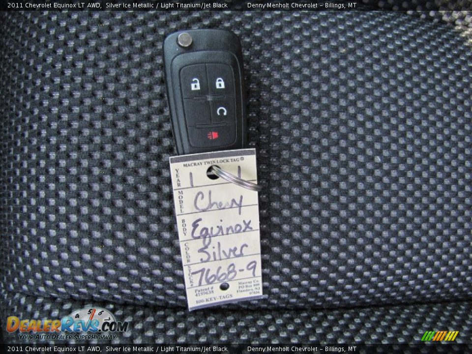 2011 Chevrolet Equinox LT AWD Silver Ice Metallic / Light Titanium/Jet Black Photo #35