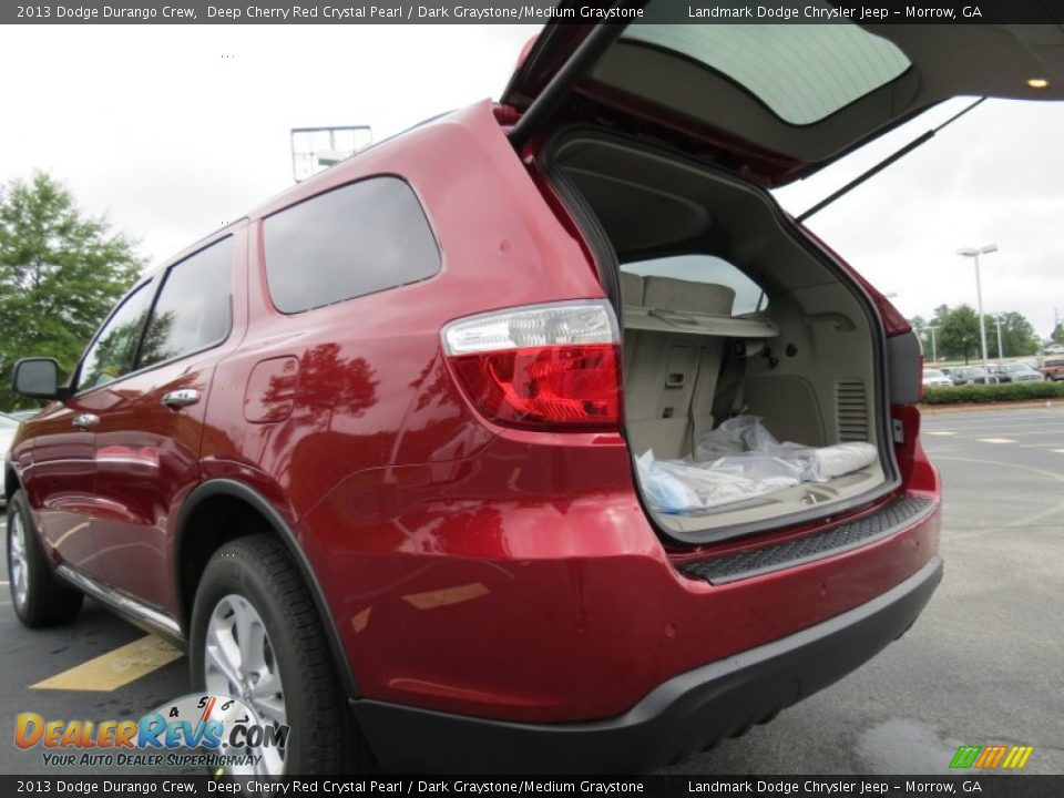 2013 Dodge Durango Crew Deep Cherry Red Crystal Pearl / Dark Graystone/Medium Graystone Photo #8