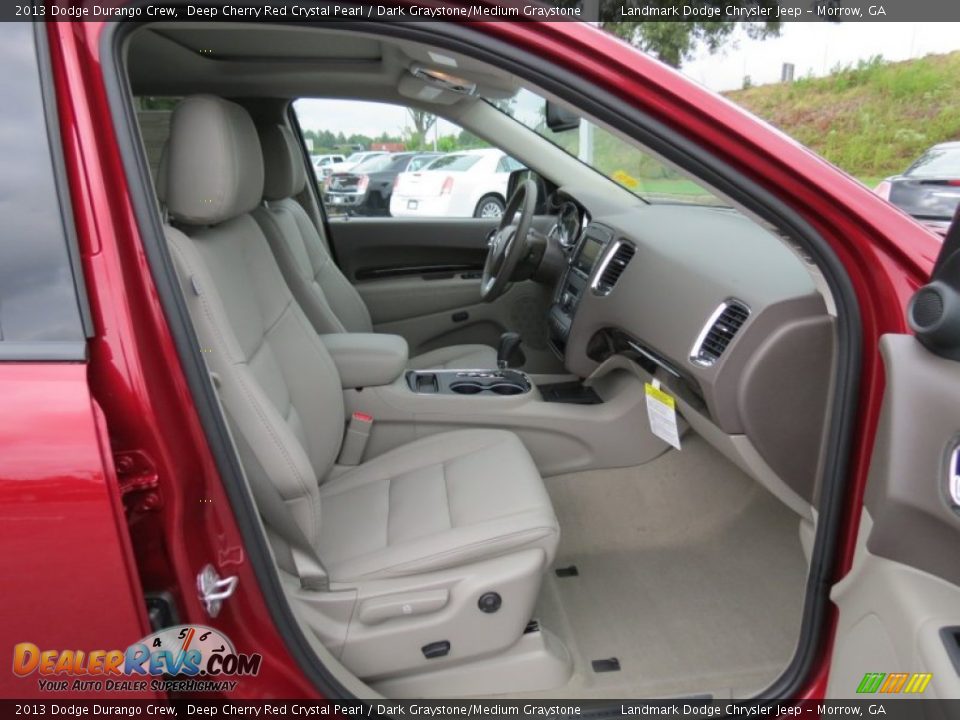 2013 Dodge Durango Crew Deep Cherry Red Crystal Pearl / Dark Graystone/Medium Graystone Photo #9