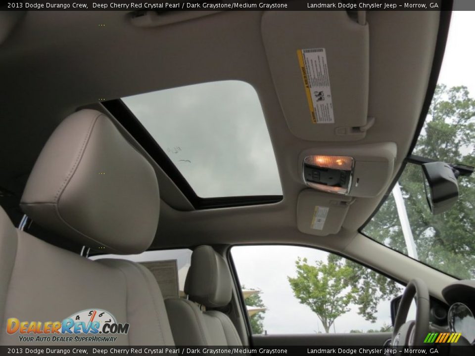 2013 Dodge Durango Crew Deep Cherry Red Crystal Pearl / Dark Graystone/Medium Graystone Photo #10