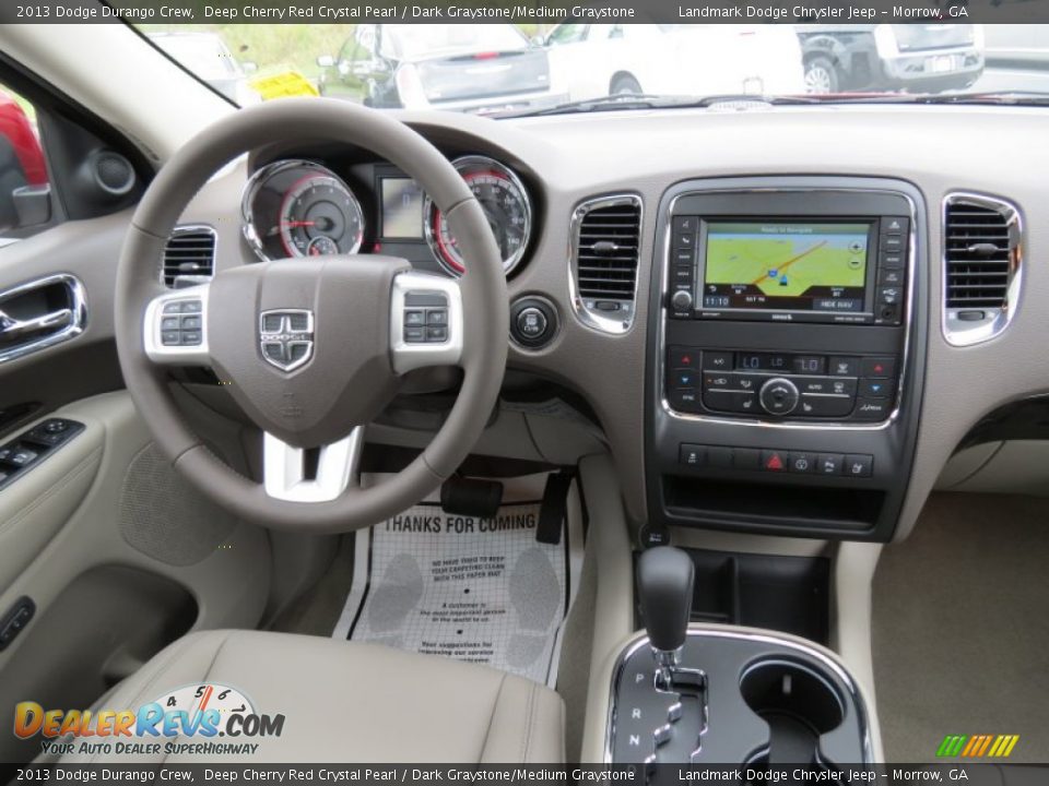 2013 Dodge Durango Crew Deep Cherry Red Crystal Pearl / Dark Graystone/Medium Graystone Photo #11