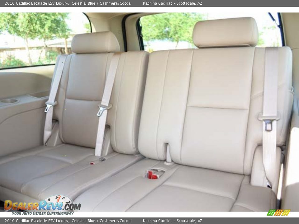 Rear Seat of 2010 Cadillac Escalade ESV Luxury Photo #26