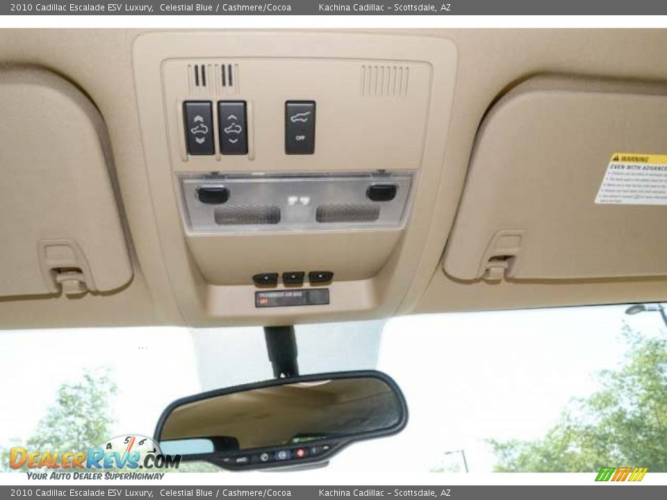 2010 Cadillac Escalade ESV Luxury Celestial Blue / Cashmere/Cocoa Photo #29