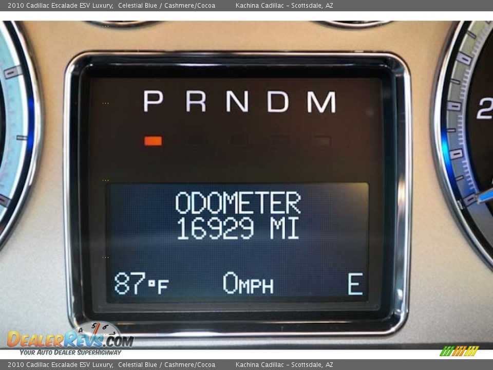 2010 Cadillac Escalade ESV Luxury Celestial Blue / Cashmere/Cocoa Photo #30