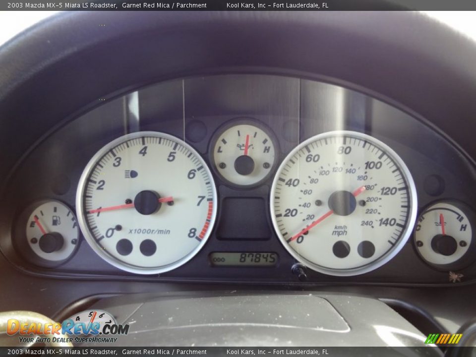 2003 Mazda MX-5 Miata LS Roadster Gauges Photo #18