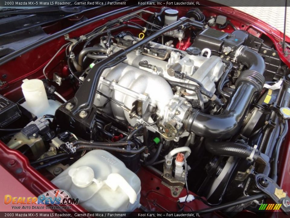 2003 Mazda MX-5 Miata LS Roadster 1.8L DOHC 16V VVT 4 Cylinder Engine Photo #20