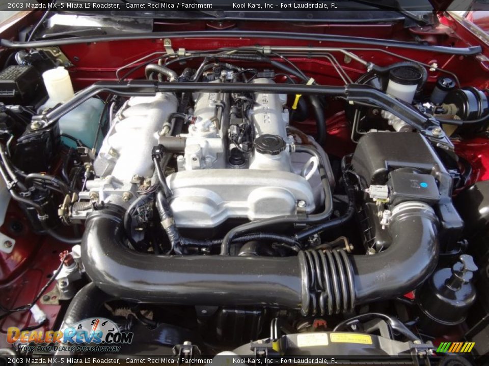 2003 Mazda MX-5 Miata LS Roadster 1.8L DOHC 16V VVT 4 Cylinder Engine Photo #21