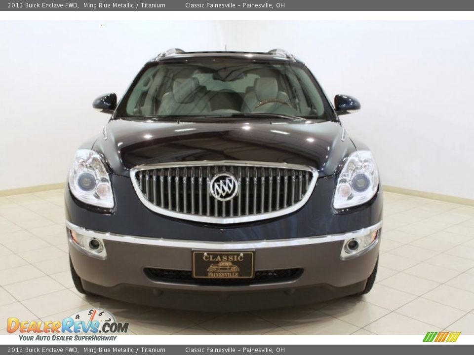 2012 Buick Enclave FWD Ming Blue Metallic / Titanium Photo #2