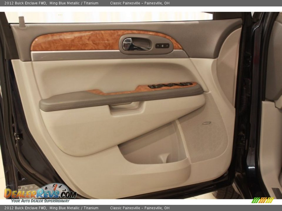 2012 Buick Enclave FWD Ming Blue Metallic / Titanium Photo #5