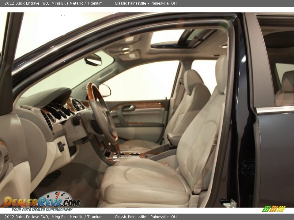 2012 Buick Enclave FWD Ming Blue Metallic / Titanium Photo #7