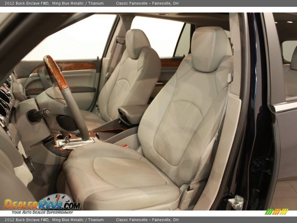 2012 Buick Enclave FWD Ming Blue Metallic / Titanium Photo #8
