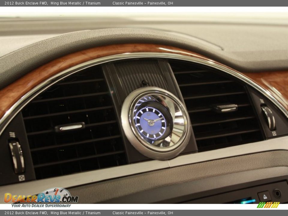 2012 Buick Enclave FWD Ming Blue Metallic / Titanium Photo #12