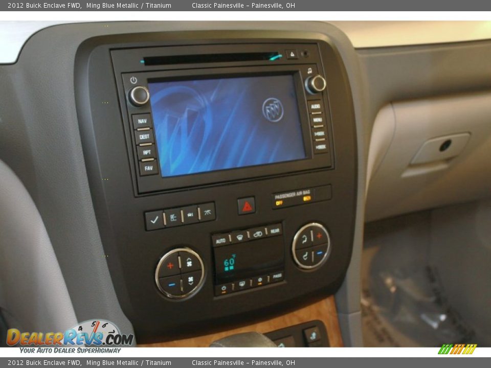 2012 Buick Enclave FWD Ming Blue Metallic / Titanium Photo #13