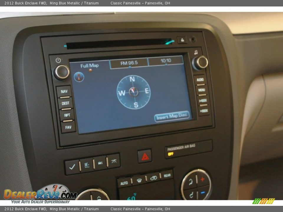 2012 Buick Enclave FWD Ming Blue Metallic / Titanium Photo #14