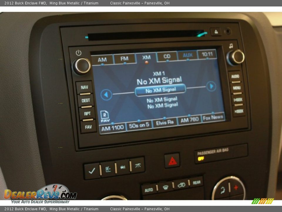 2012 Buick Enclave FWD Ming Blue Metallic / Titanium Photo #17