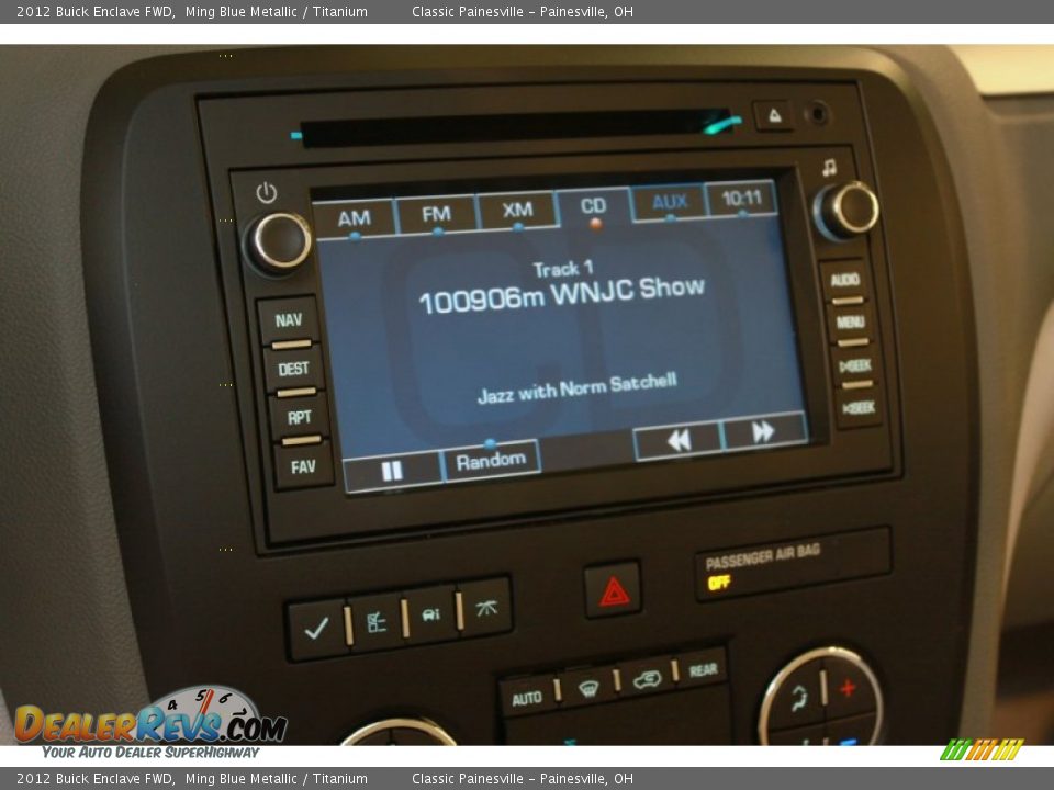 2012 Buick Enclave FWD Ming Blue Metallic / Titanium Photo #18