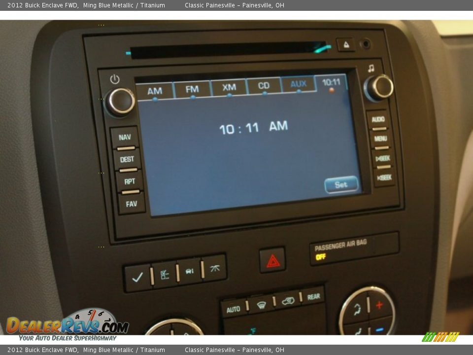 2012 Buick Enclave FWD Ming Blue Metallic / Titanium Photo #19