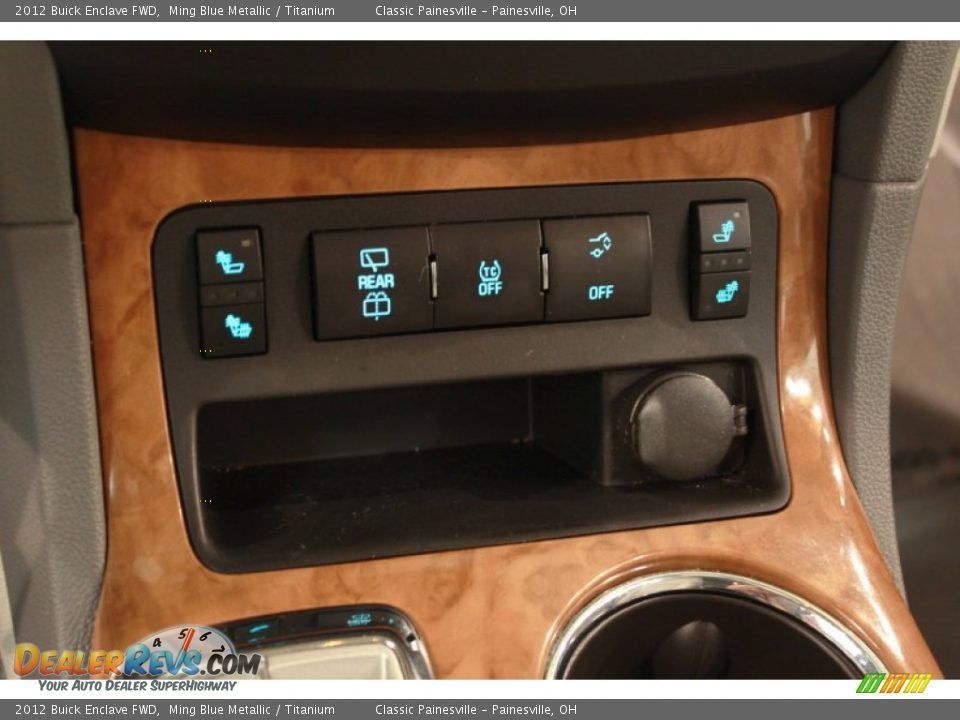 2012 Buick Enclave FWD Ming Blue Metallic / Titanium Photo #20