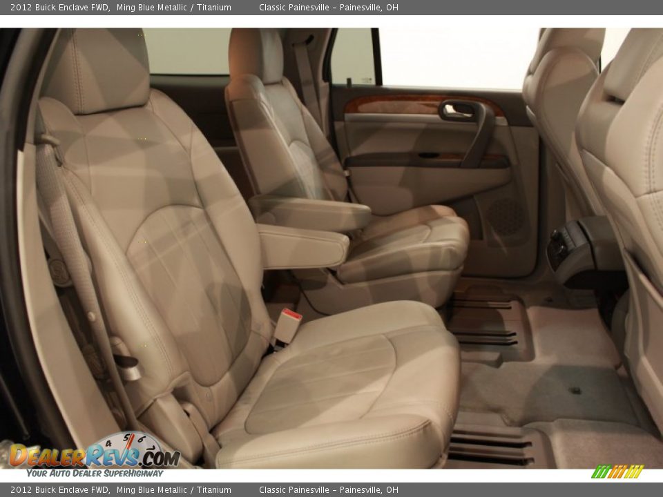 2012 Buick Enclave FWD Ming Blue Metallic / Titanium Photo #24