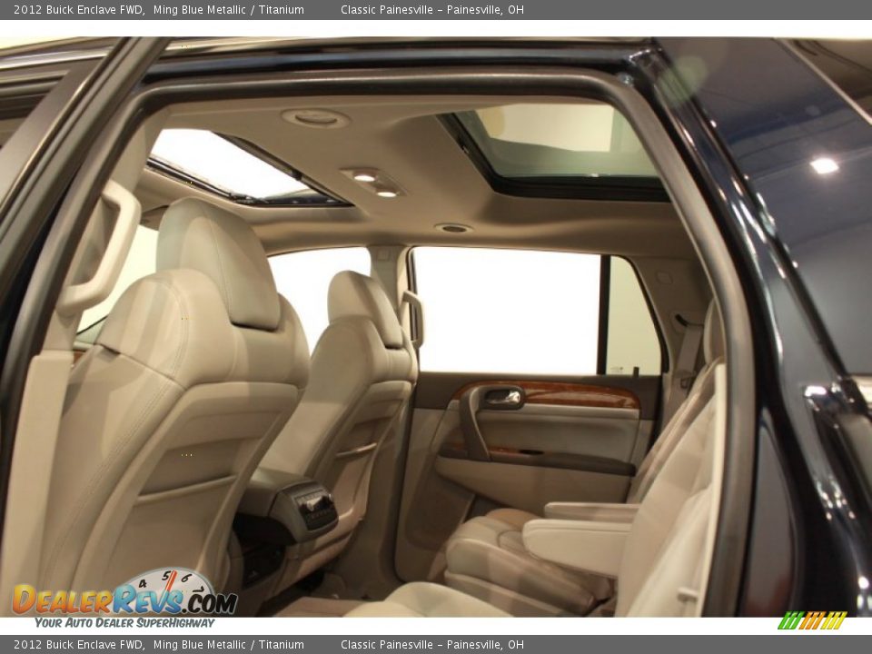 2012 Buick Enclave FWD Ming Blue Metallic / Titanium Photo #25