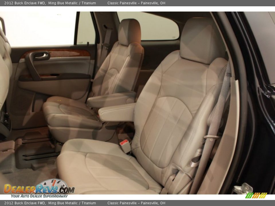 2012 Buick Enclave FWD Ming Blue Metallic / Titanium Photo #26