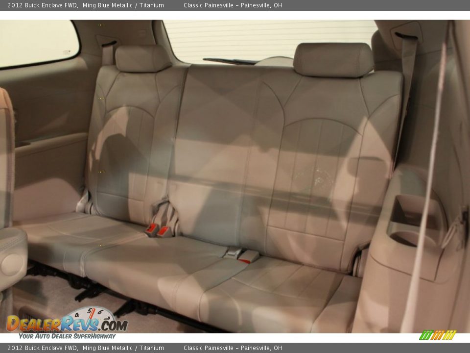 2012 Buick Enclave FWD Ming Blue Metallic / Titanium Photo #27