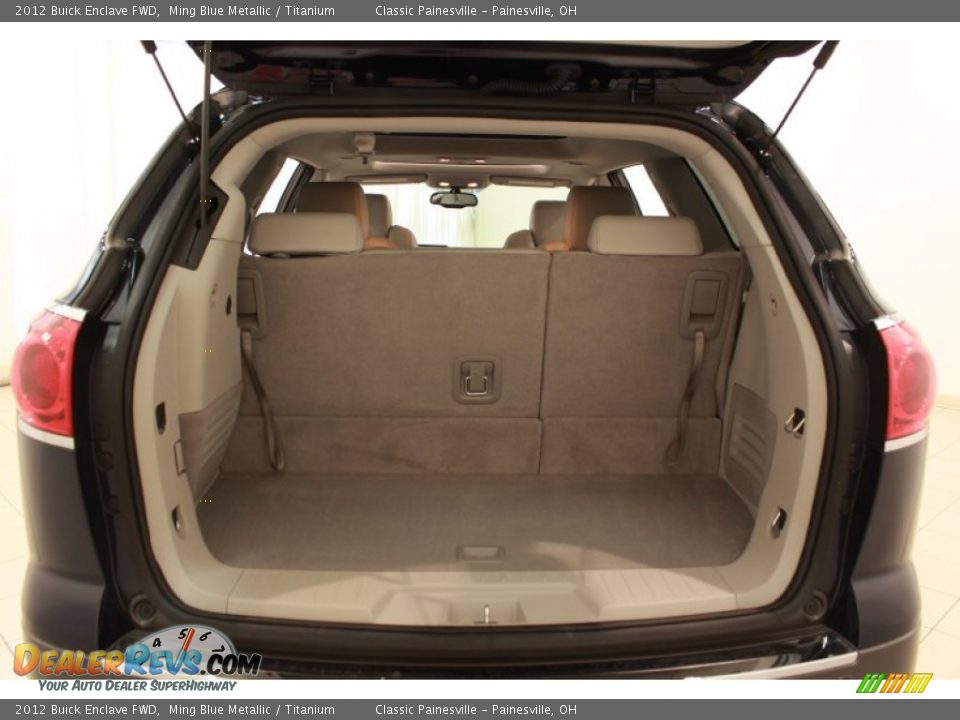 2012 Buick Enclave FWD Ming Blue Metallic / Titanium Photo #30