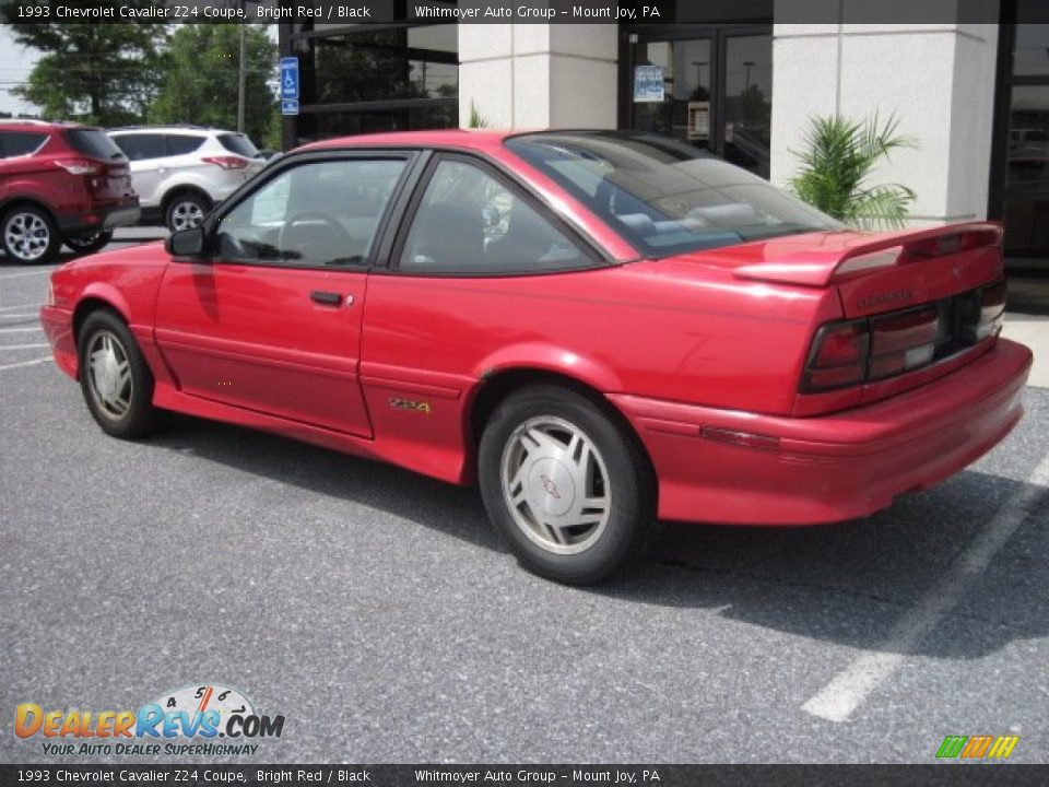 Bright Red 1993 Chevrolet Cavalier Z24 Coupe Photo #3