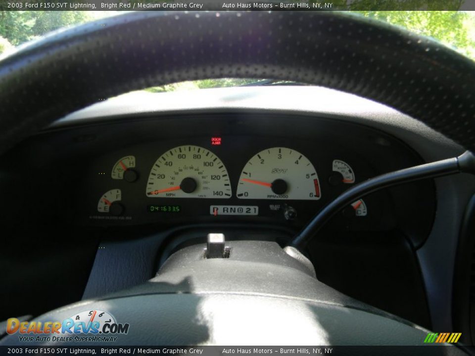 2003 Ford F150 SVT Lightning Gauges Photo #25