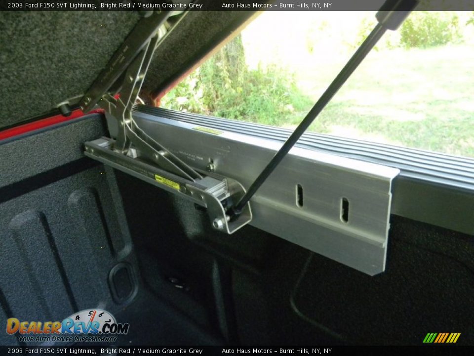 2003 Ford F150 SVT Lightning Bright Red / Medium Graphite Grey Photo #31