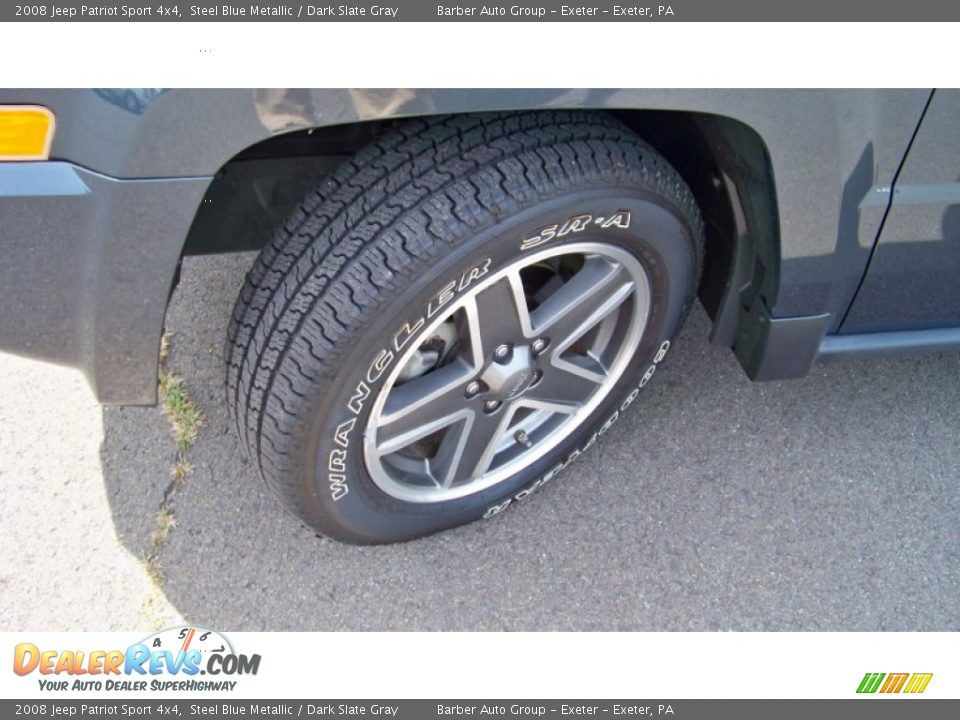 2008 Jeep Patriot Sport 4x4 Steel Blue Metallic / Dark Slate Gray Photo #10