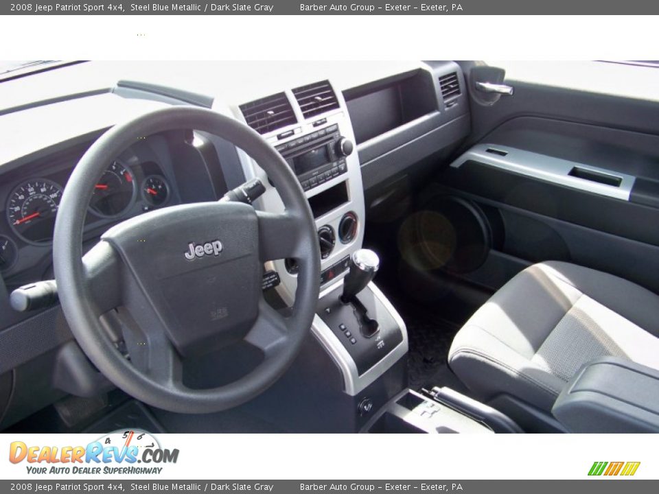 2008 Jeep Patriot Sport 4x4 Steel Blue Metallic / Dark Slate Gray Photo #13