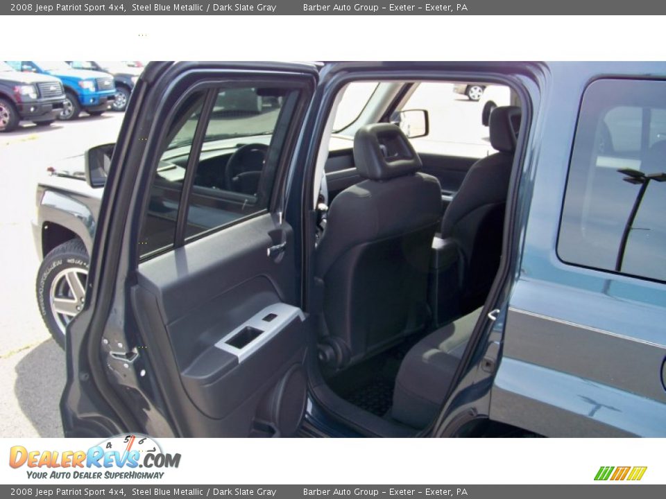 2008 Jeep Patriot Sport 4x4 Steel Blue Metallic / Dark Slate Gray Photo #15