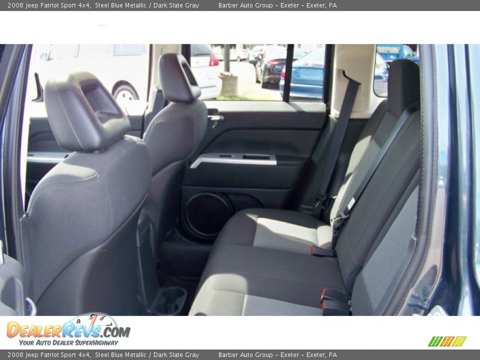 2008 Jeep Patriot Sport 4x4 Steel Blue Metallic / Dark Slate Gray Photo #16