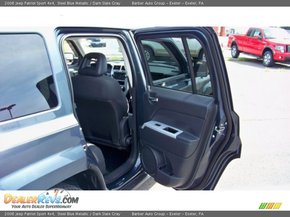 2008 Jeep Patriot Sport 4x4 Steel Blue Metallic / Dark Slate Gray Photo #17