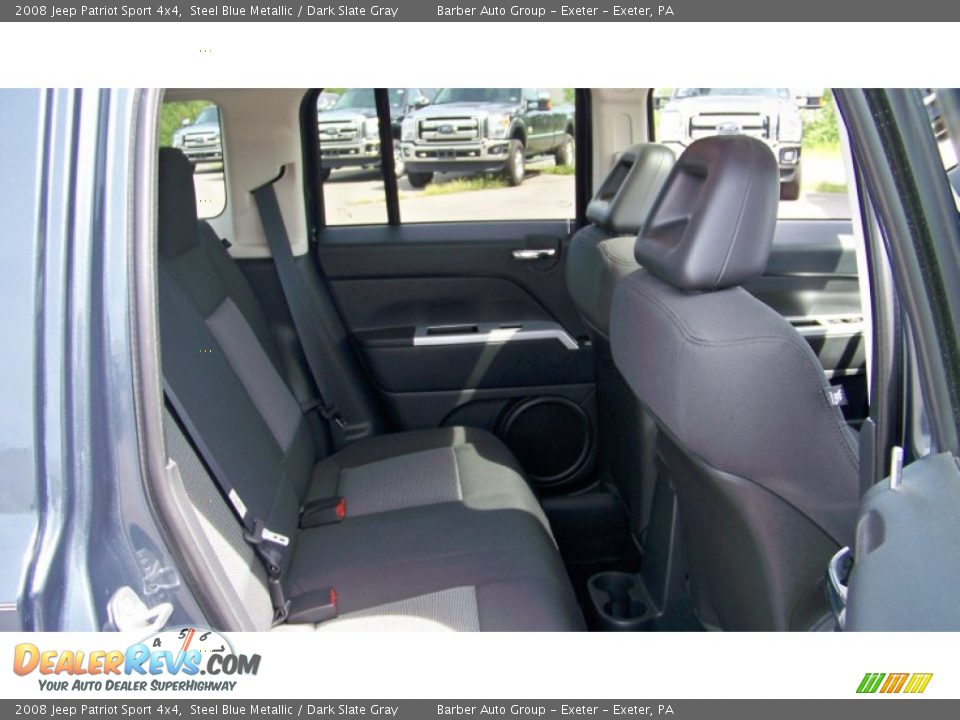 2008 Jeep Patriot Sport 4x4 Steel Blue Metallic / Dark Slate Gray Photo #18