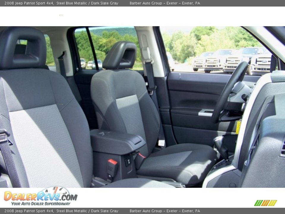 2008 Jeep Patriot Sport 4x4 Steel Blue Metallic / Dark Slate Gray Photo #20