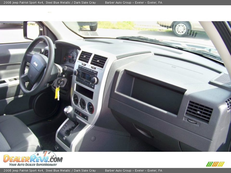 2008 Jeep Patriot Sport 4x4 Steel Blue Metallic / Dark Slate Gray Photo #21