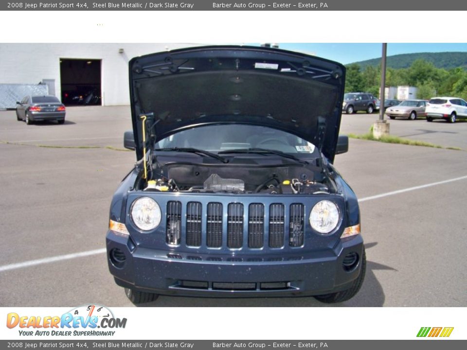 2008 Jeep Patriot Sport 4x4 Steel Blue Metallic / Dark Slate Gray Photo #24