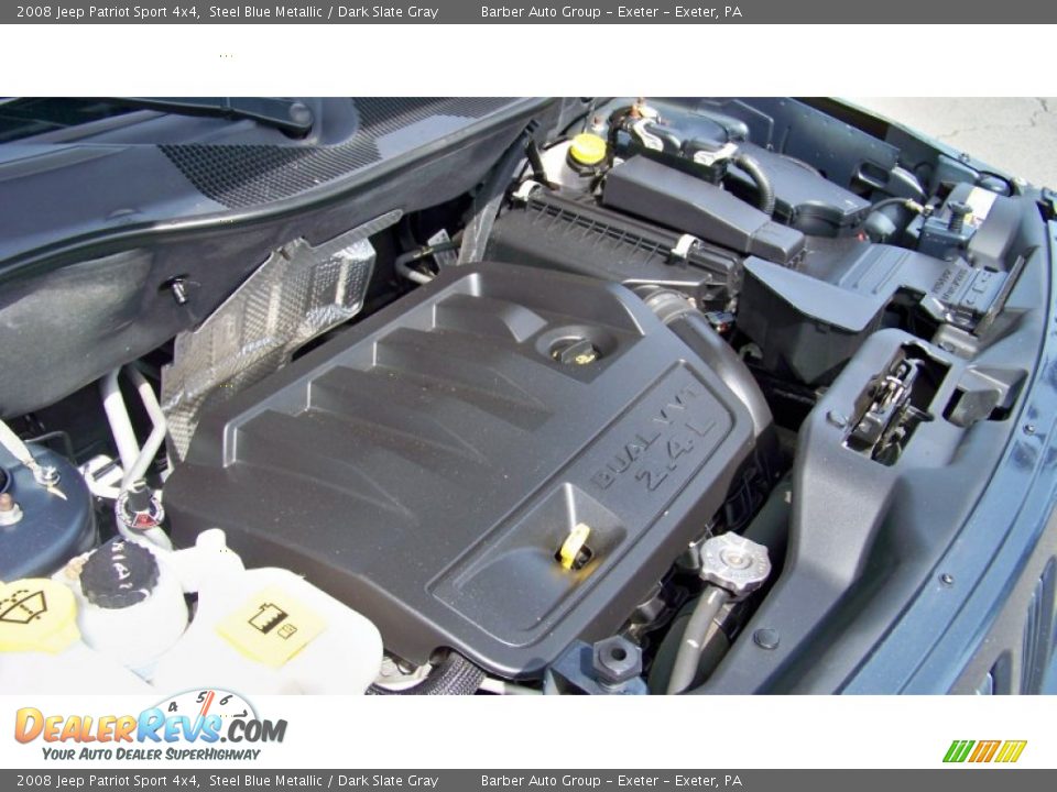 2008 Jeep Patriot Sport 4x4 Steel Blue Metallic / Dark Slate Gray Photo #25